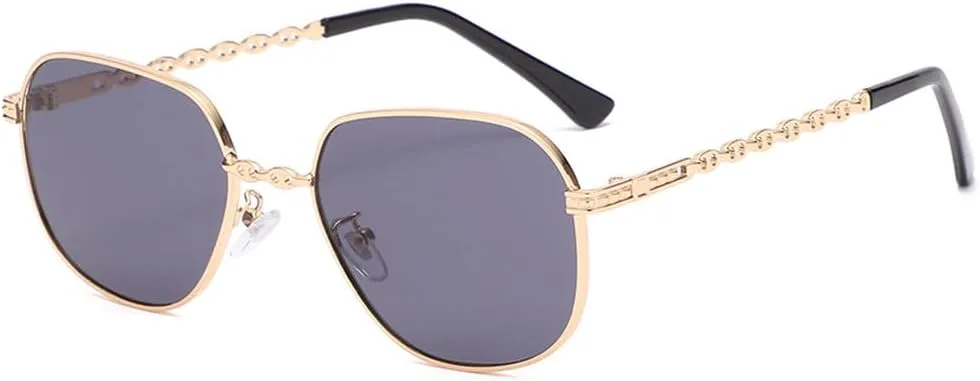 HaoLMi - Женские модные винтажные солнцезащитные очки в оправе из сплава с градиентным переходом цвета, в стиле ретро-панк с металлическими линзами, Black
HaoLMi - Женские модные винтажные солнцезащитные очки в оправе из сплава с градиентным переходом цвета, в стиле ретро-панк с металлическими линзами, Black