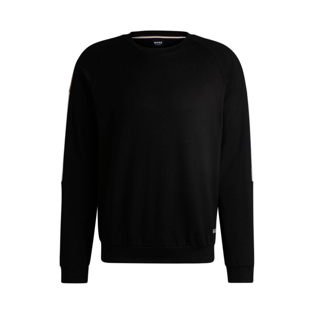 Толстовка прямого кроя из хлопкового трикотажа с контрастными вставками BOSS, черный
Толстовка прямого кроя из хлопкового трикотажа с контрастными вставками BOSS, черный