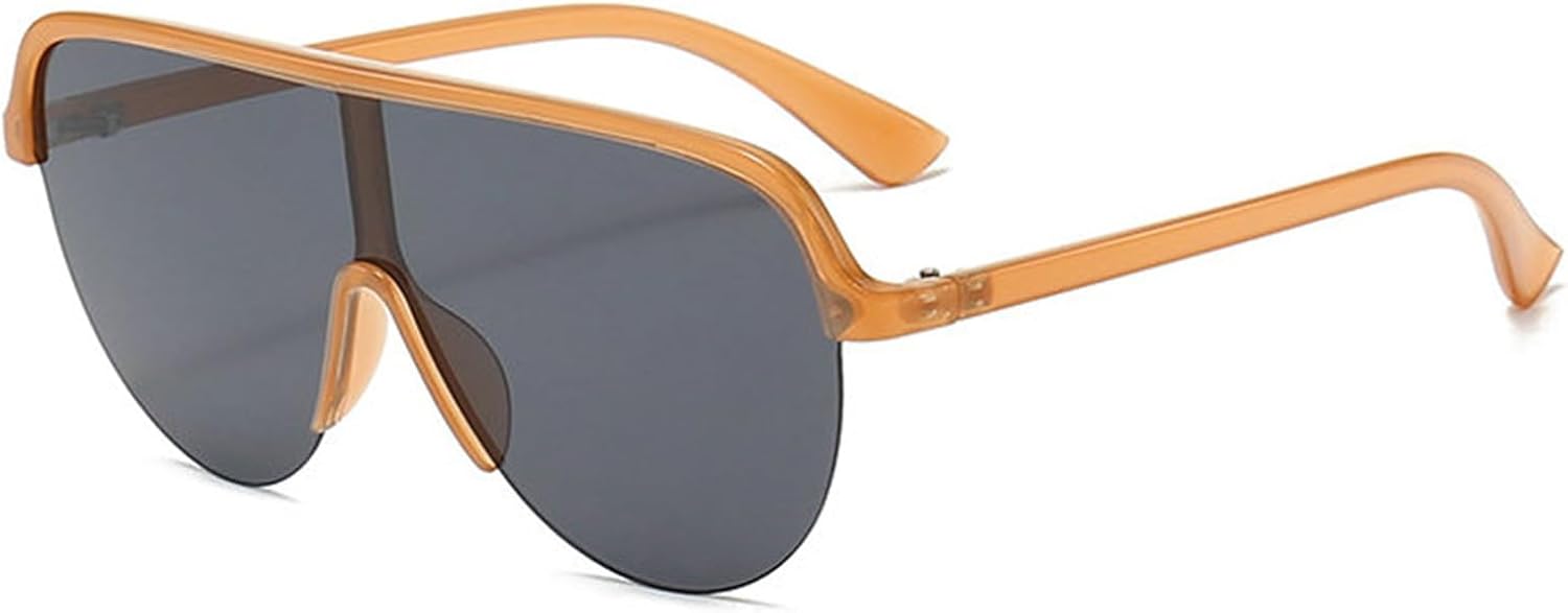 Willochra — большие цельные солнцезащитные очки с зеркальными линзами для женщин, модные очки в стиле Y2K с плоскими зеркальными линзами для мужчин, очки в стиле хип-хоп, Yellow Black
Willochra — большие цельные солнцезащитные очки с зеркальными линзами для женщин, модные очки в стиле Y2K с плоскими зеркальными линзами для мужчин, очки в стиле хип-хоп, Yellow Black