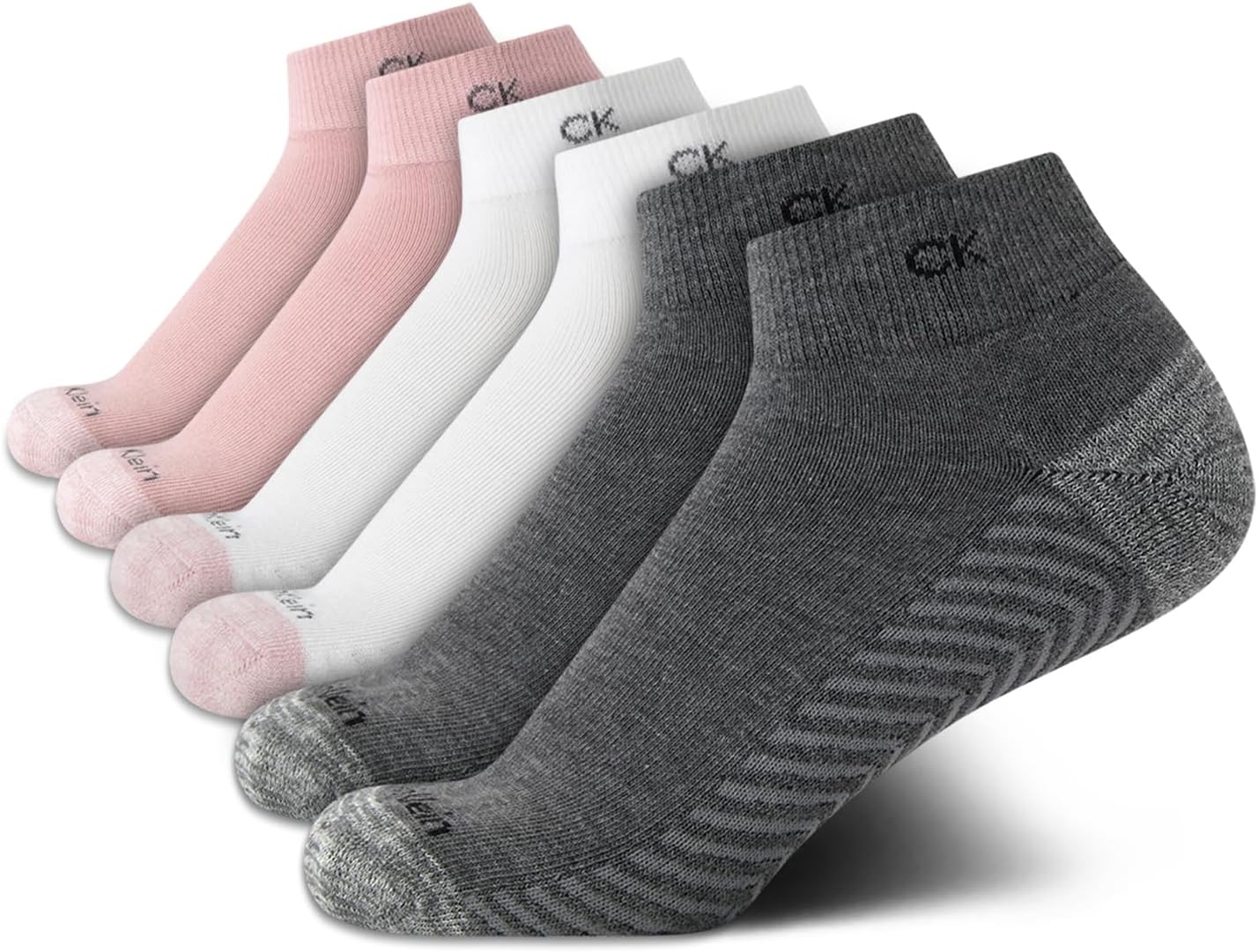 Женские носки Calvin Klein Quarter - упаковка из 6 пар носков с мягкой подошвой, дышащими и низким вырезом для бега, ходьбы и повседневной носки, Heather Grey
Женские носки Calvin Klein Quarter - упаковка из 6 пар носков с мягкой подошвой, дышащими и низким вырезом для бега, ходьбы и повседневной носки, Heather Grey