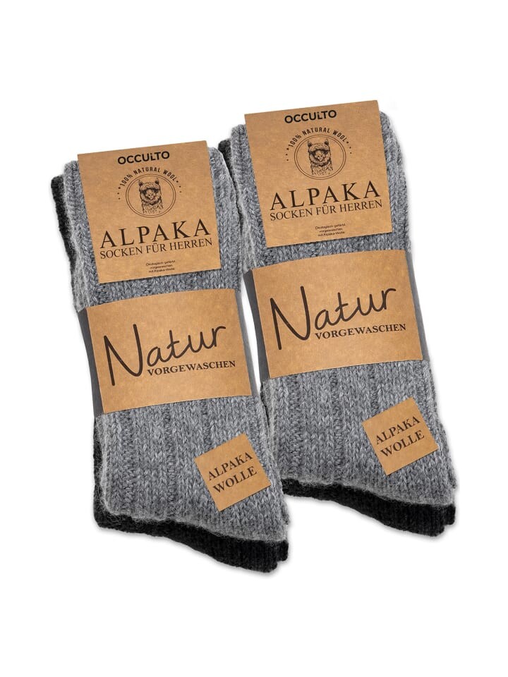 Носки Occulto 4er Pack Alpaka Sol, серый
Носки Occulto 4er Pack Alpaka Sol, серый