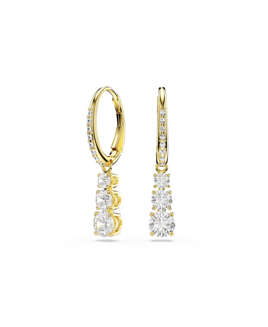 Серьги-кольца Stilla Attract с золотистым покрытием Swarovski, Gold
Серьги-кольца Stilla Attract с золотистым покрытием Swarovski, Gold