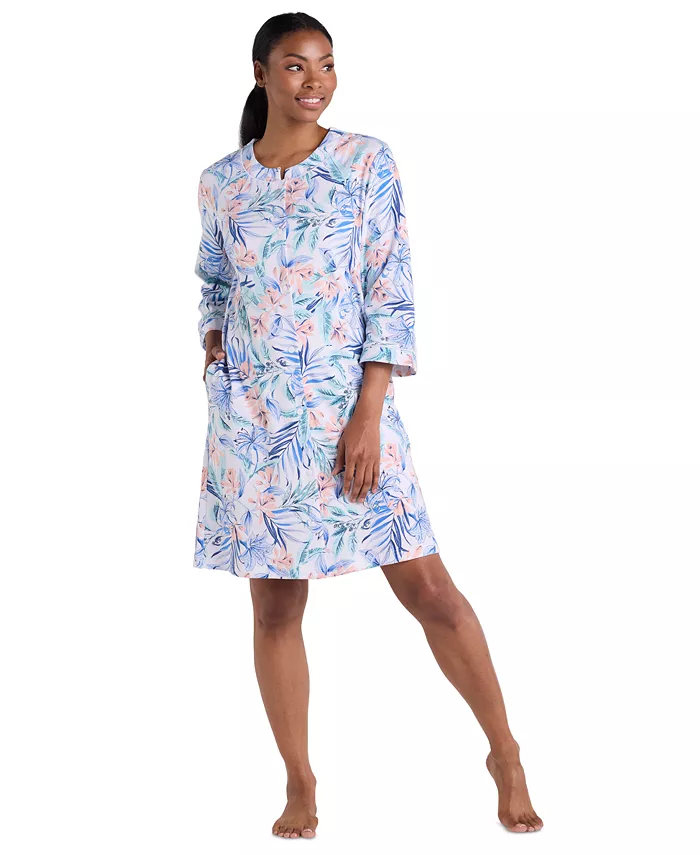 Женский короткий халат с принтом и рукавом 3/4, с противоскользящим покрытием Miss Elaine, мультиколор
Женский короткий халат с принтом и рукавом 3/4, с противоскользящим покрытием Miss Elaine, мультиколор