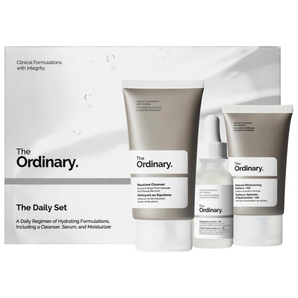 Дневной набор с сывороткой гиалуроновой кислоты The Ordinary
Дневной набор с сывороткой гиалуроновой кислоты The Ordinary