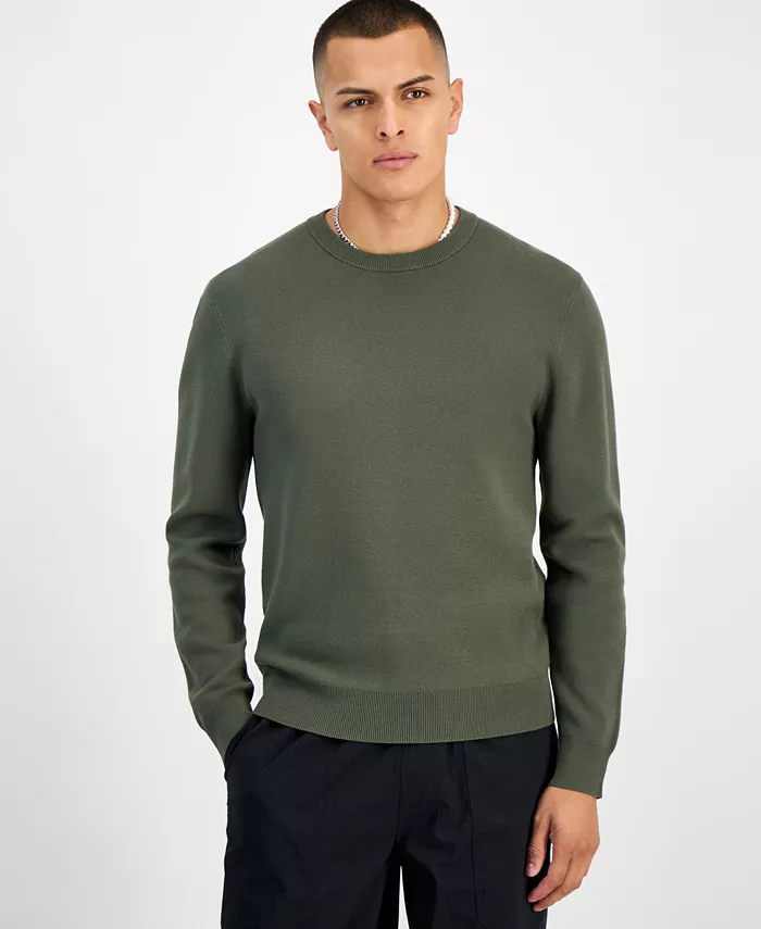 Мужской свитер Regular-Fit с круглым вырезом, созданный для Macy's Mode Of One, зеленый
Мужской свитер Regular-Fit с круглым вырезом, созданный для Macy's Mode Of One, зеленый