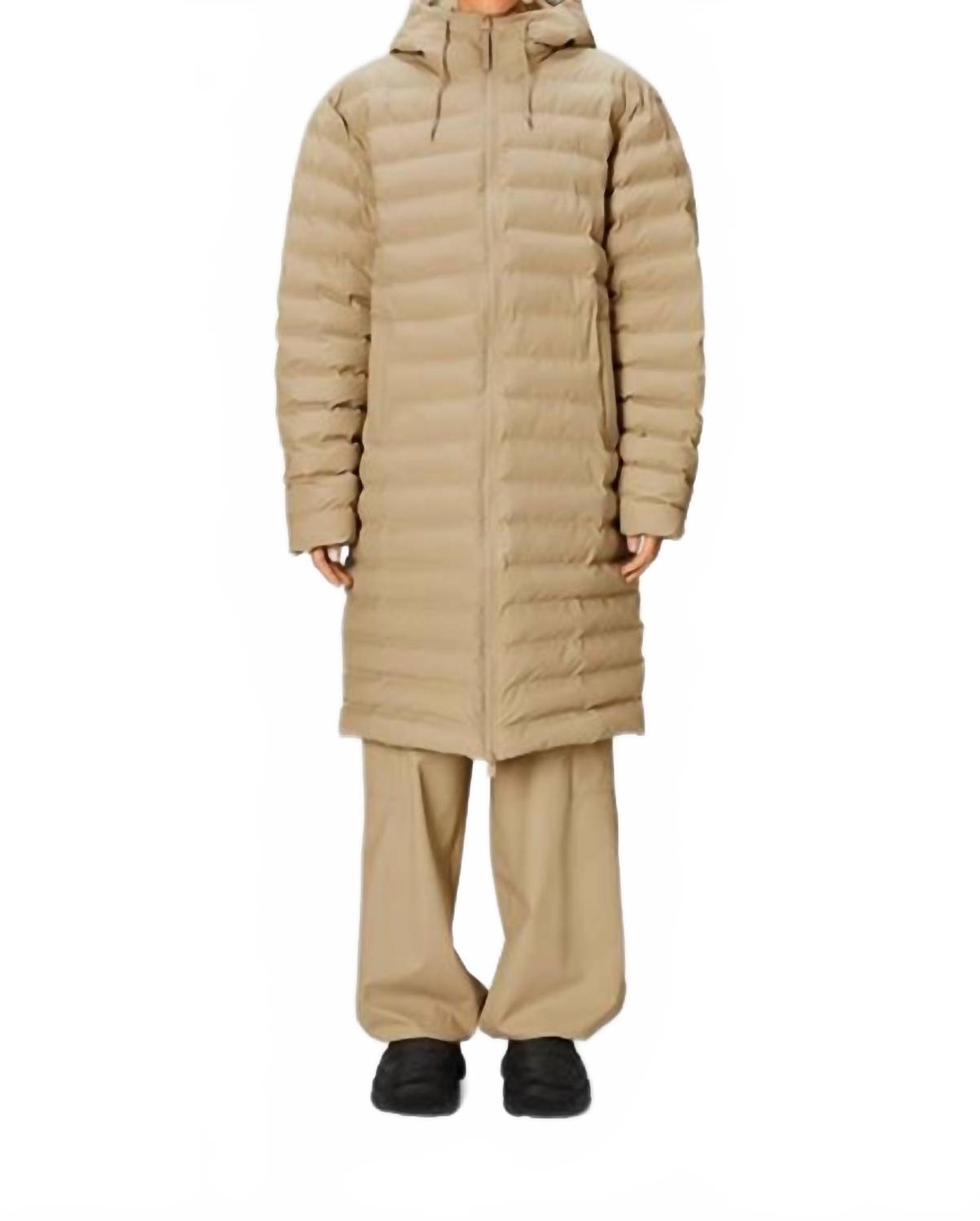 Удлиненная стеганая куртка Lohja унисекс песочного цвета Rains, песочный
Удлиненная стеганая куртка Lohja унисекс песочного цвета Rains, песочный