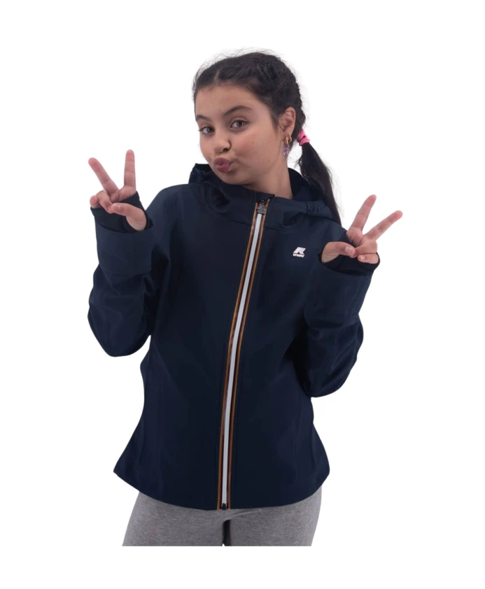 Тонкая нейлоновая флисовая куртка K-Way, синий
Тонкая нейлоновая флисовая куртка K-Way, синий