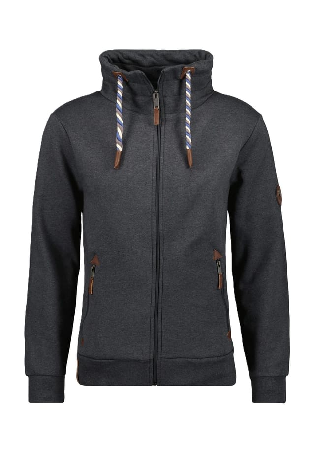 Толстовка с воротником-стойкой и завязкой на шнурке Ragman, серый
Толстовка с воротником-стойкой и завязкой на шнурке Ragman, серый