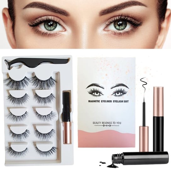 Набор магнитных накладных ресниц, 5 пар + подводка + пинцет, FootService
Набор магнитных накладных ресниц, 5 пар + подводка + пинцет, FootService