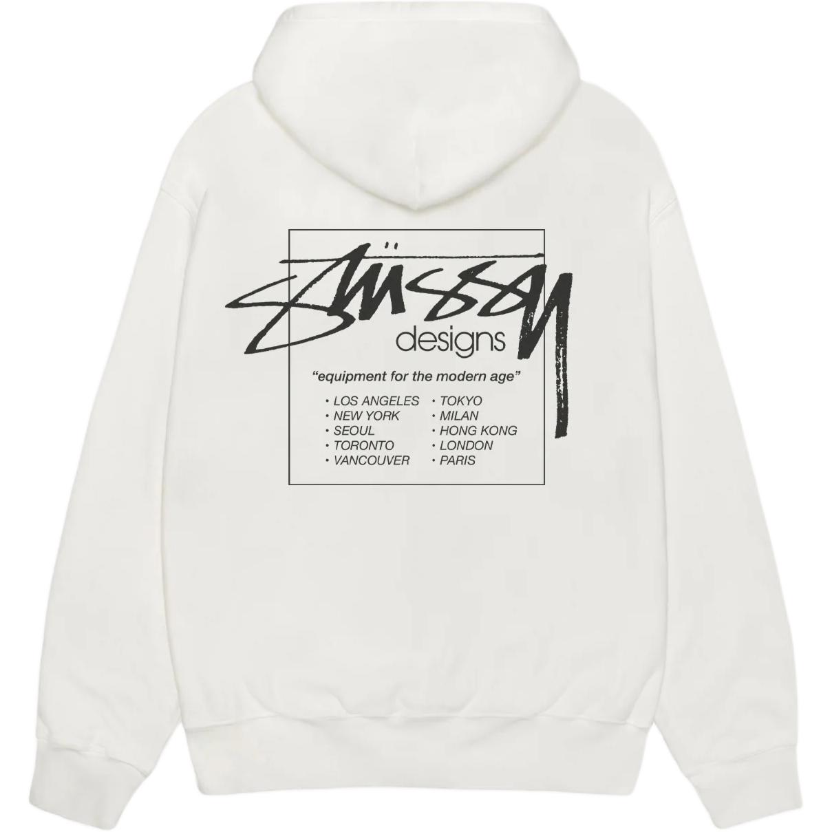 Модерн эйдж худи с молнией пигментной окраски Stussy, белый
Модерн эйдж худи с молнией пигментной окраски Stussy, белый