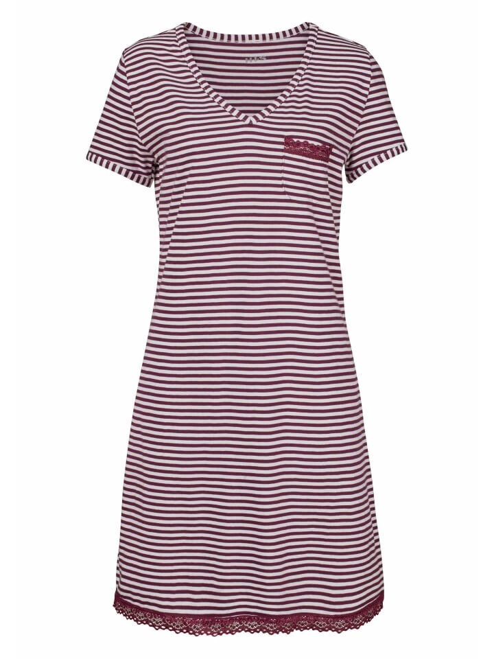 Ночная рубашка HIS, цвет bordeaux-gestreift
Ночная рубашка HIS, цвет bordeaux-gestreift