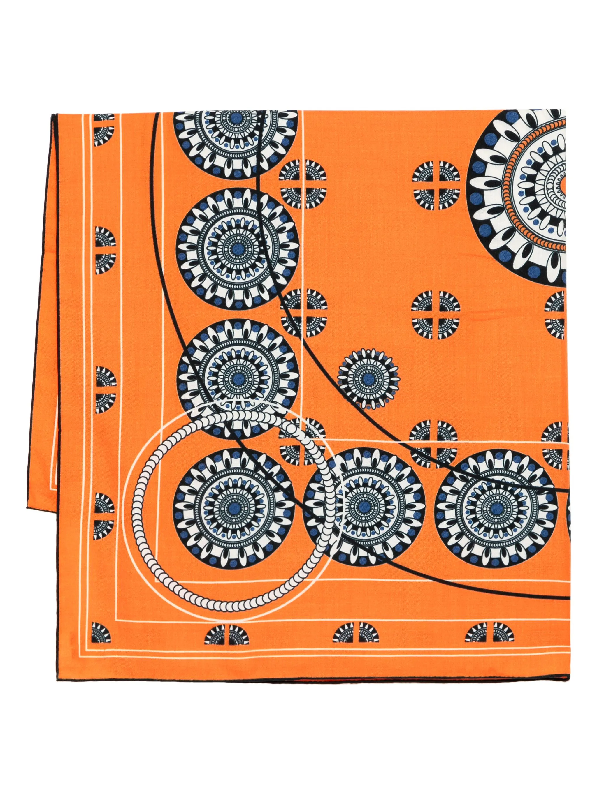 Платок с принтом N.Peal, оранжевый
Платок с принтом N.Peal, оранжевый