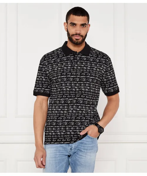 Футболка поло Loose fit Karl Lagerfeld, черный
Футболка поло Loose fit Karl Lagerfeld, черный