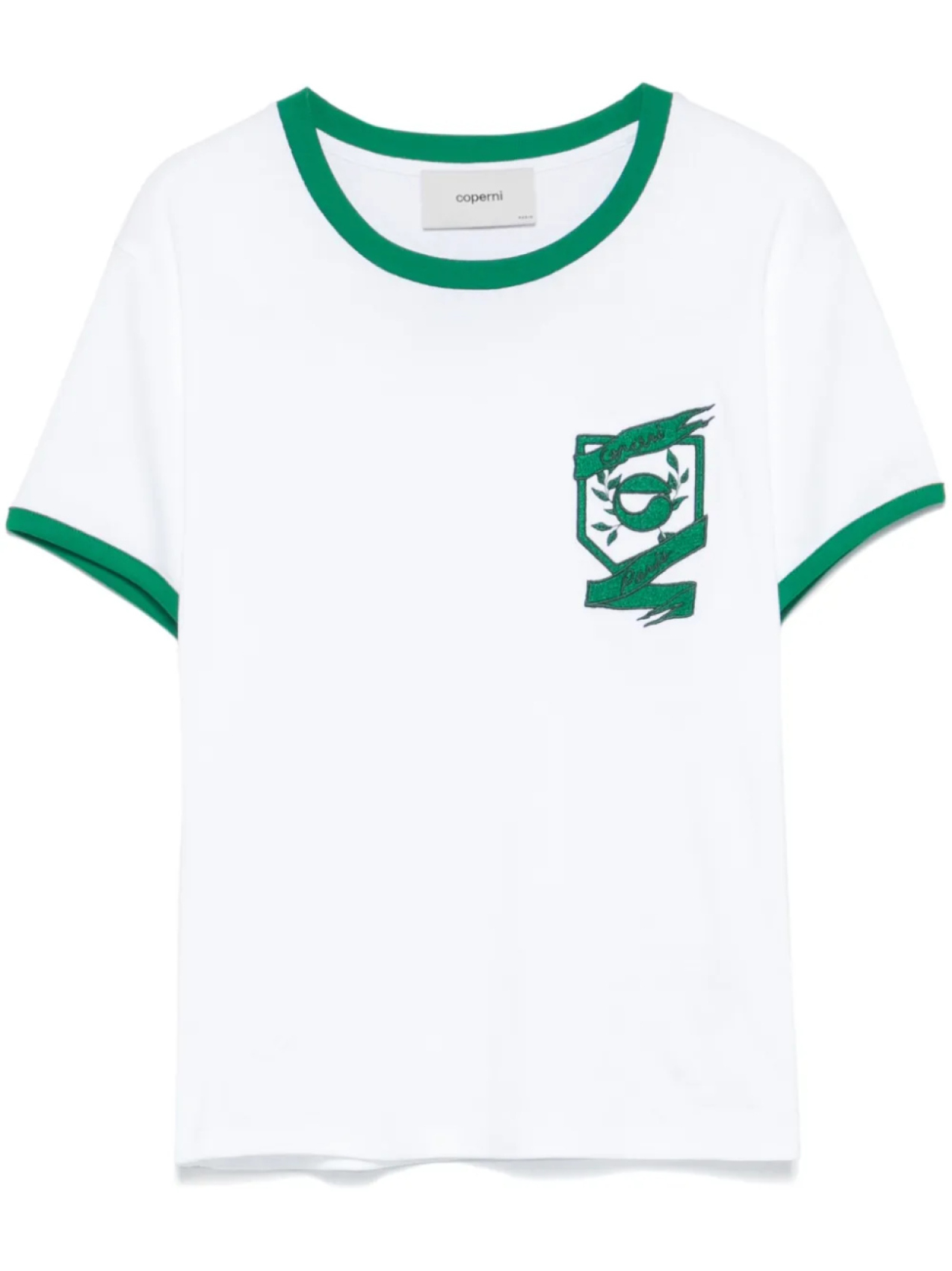 Футболка с вышивкой Coperni, белый
Футболка с вышивкой Coperni, белый