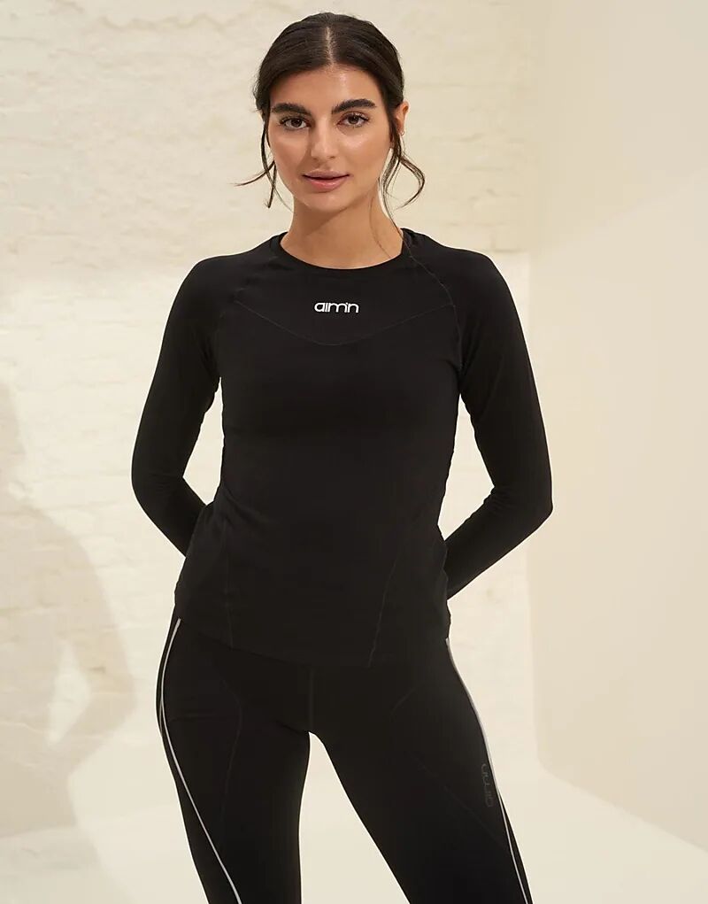 Aim'n Black – Базовый топ с длинными рукавами черного цвета, мягкий на ощупь
Aim'n Black – Базовый топ с длинными рукавами черного цвета, мягкий на ощупь
