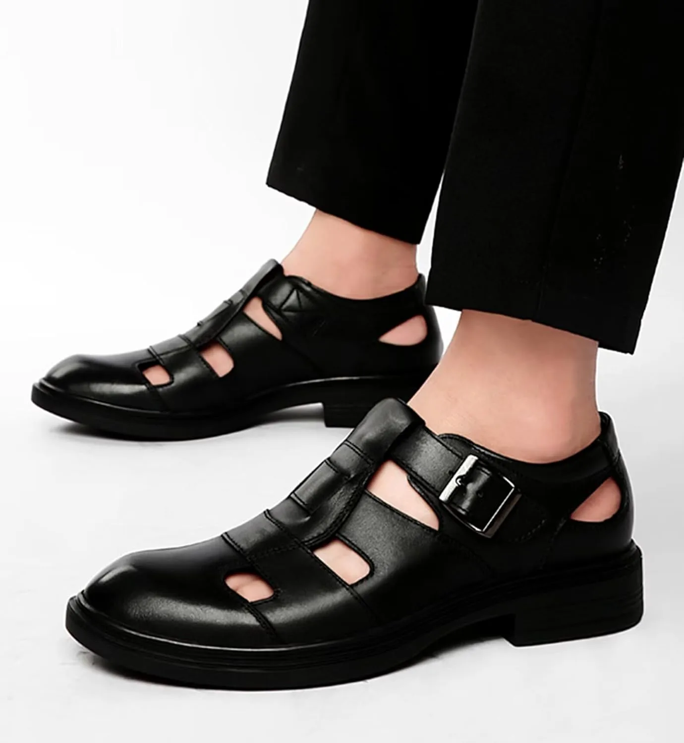 Мужские походные сандалии с закрытым носком, прогулочные сандалии для улицы, летние кожаные пляжные и деловые сандалии HNVAVQ
Мужские походные сандалии с закрытым носком, прогулочные сандалии для улицы, летние кожаные пляжные и деловые сандалии HNVAVQ