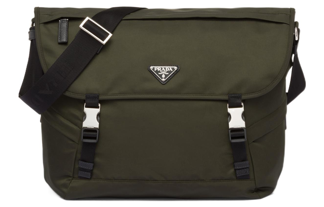 PRADA Сумка через плечо и кросс-боди из переработанного нейлона с саффиано-кожей мужская moss green
PRADA Сумка через плечо и кросс-боди из переработанного нейлона с саффиано-кожей мужская moss green