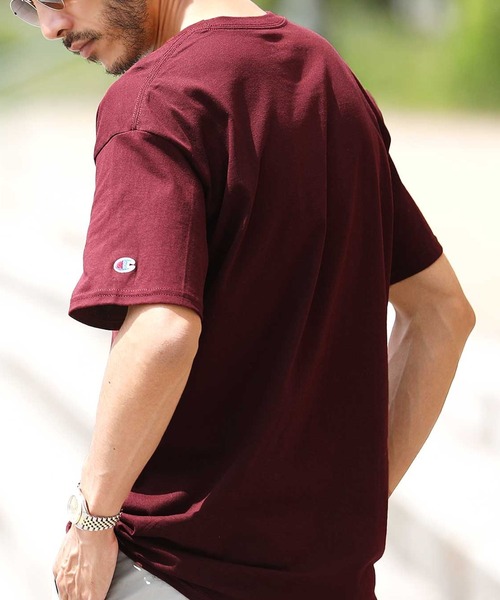 Футболка однотонная свободного кроя с коротким рукавом, круглым вырезом и нашивкой Champion, бордовый, Красный, Футболка однотонная свободного кроя с коротким рукавом, круглым вырезом и нашивкой Champion, бордовый
Футболка однотонная свободного кроя с коротким рукавом, круглым вырезом и нашивкой Champion, бордовый, Красный, Футболка однотонная свободного кроя с коротким рукавом, круглым вырезом и нашивкой Champion, бордовый