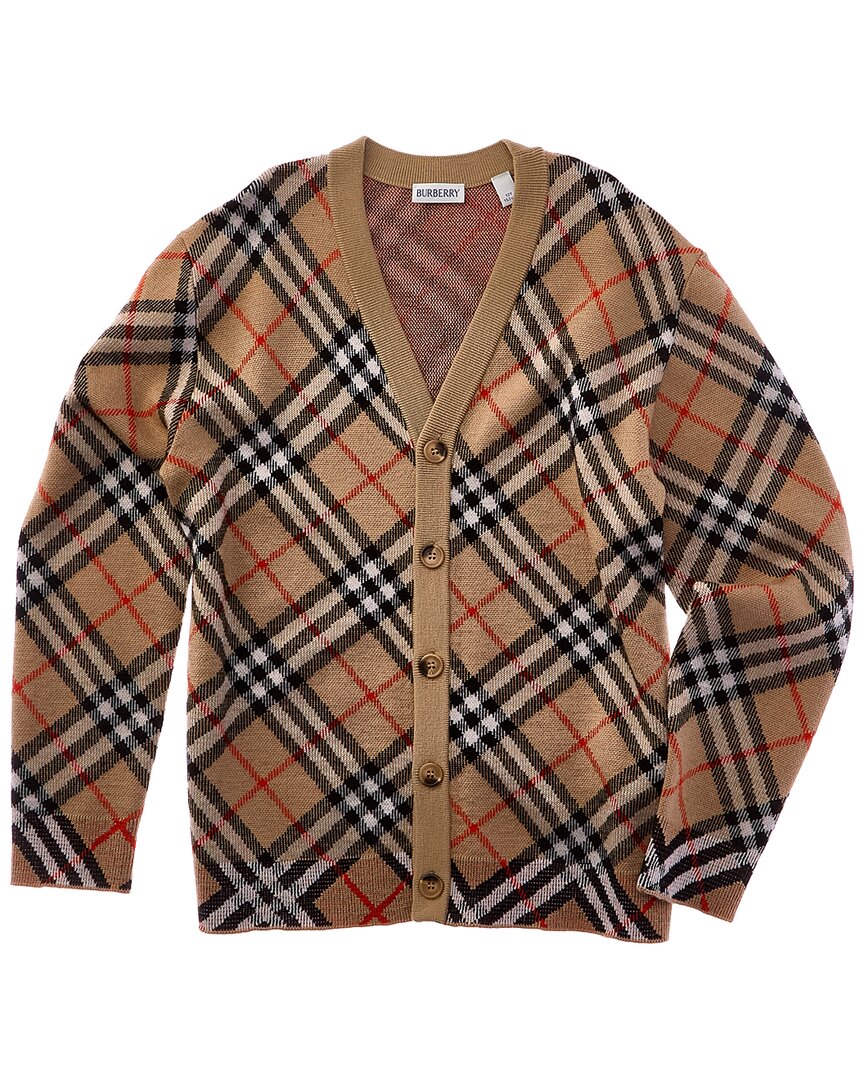 Шерстяной кардиган Burberry Burberry, коричневый
Шерстяной кардиган Burberry Burberry, коричневый