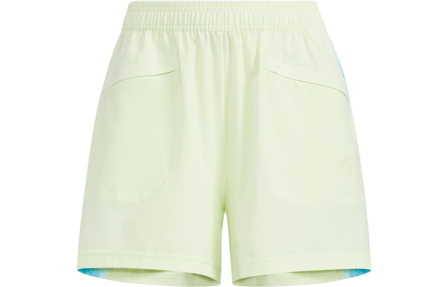 Повседневные шорты женские цвета лайм-зеленый Adidas
Повседневные шорты женские цвета лайм-зеленый Adidas
