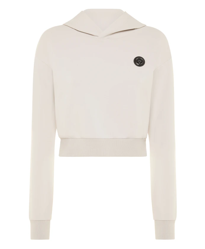 Укороченная толстовка с капюшоном Plein Sport, серый
Укороченная толстовка с капюшоном Plein Sport, серый