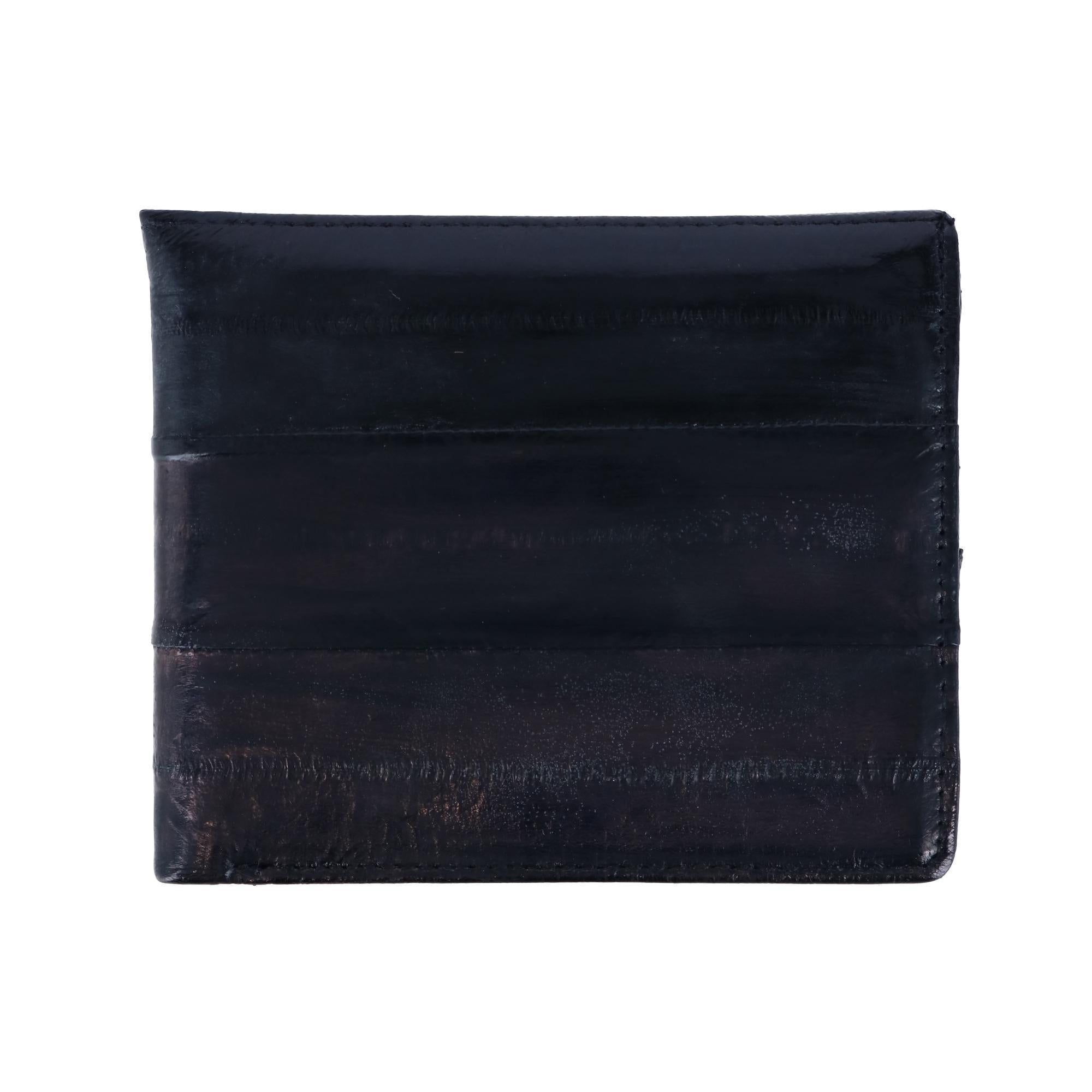 Мужской кожаный кошелек двойного сложения из кожи угря с карманом для монет CTM, коричневый
Мужской кожаный кошелек двойного сложения из кожи угря с карманом для монет CTM, коричневый