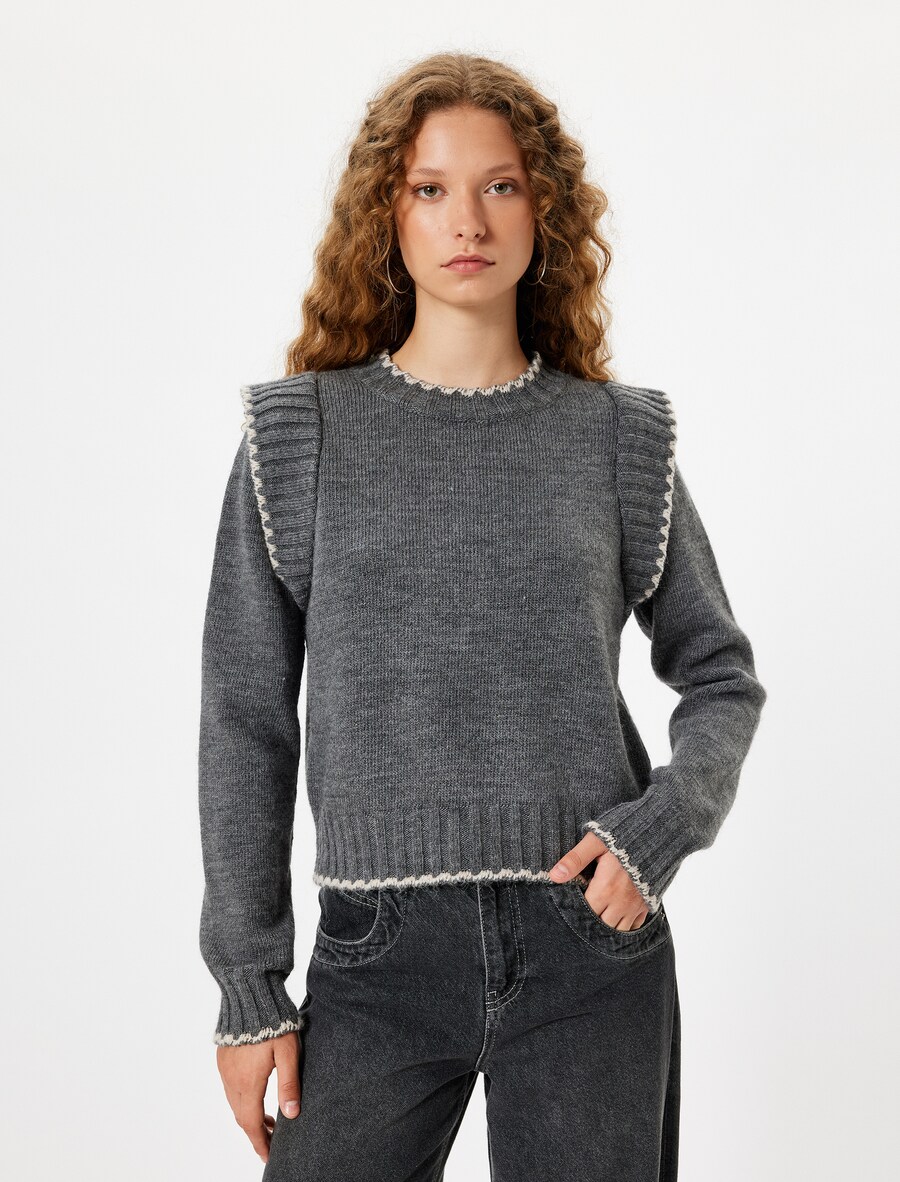 Свитер Koton, антрацит
Свитер Koton, антрацит