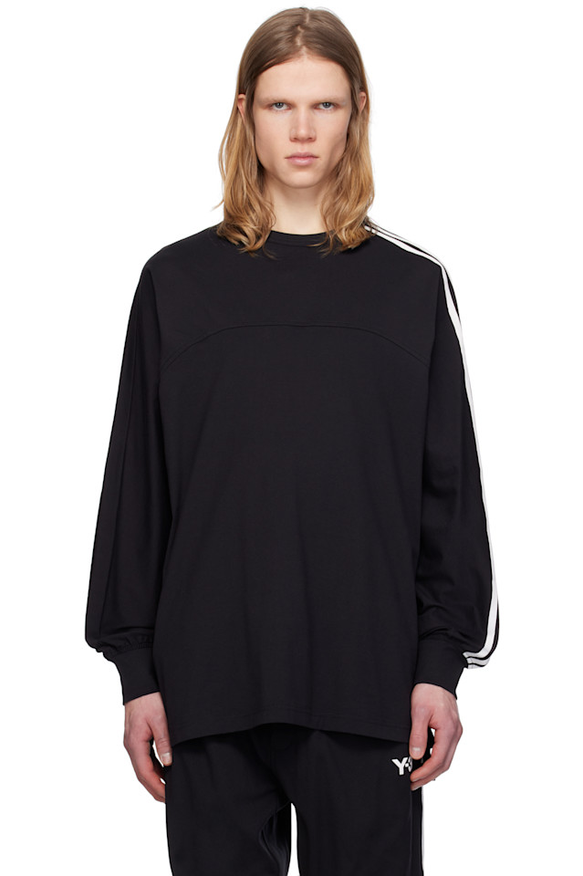 Футболка с длинным рукавом 3-Stripes Y-3, черный
Футболка с длинным рукавом 3-Stripes Y-3, черный