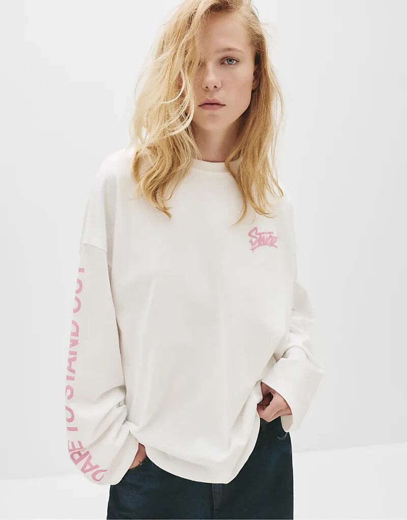 Лонгслив Pull&Bear с длинными рукавами и принтом льда
Лонгслив Pull&Bear с длинными рукавами и принтом льда