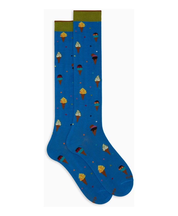 Длинные носки с рисунком мороженого Gallo, мультиколор
Длинные носки с рисунком мороженого Gallo, мультиколор