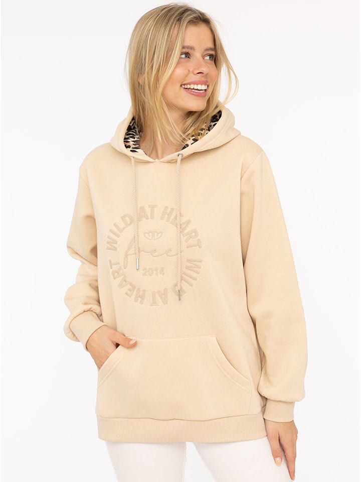 Толстовка с капюшоном Zwillingsherz, бежевый
Толстовка с капюшоном Zwillingsherz, бежевый