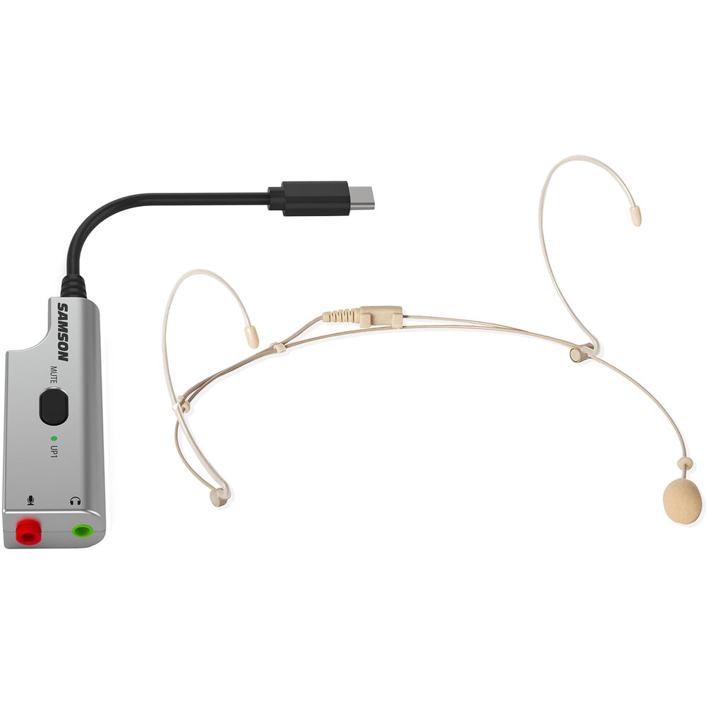 Комплект гарнитуры и микрофона Samson DEU1 с USB-адаптером
Комплект гарнитуры и микрофона Samson DEU1 с USB-адаптером