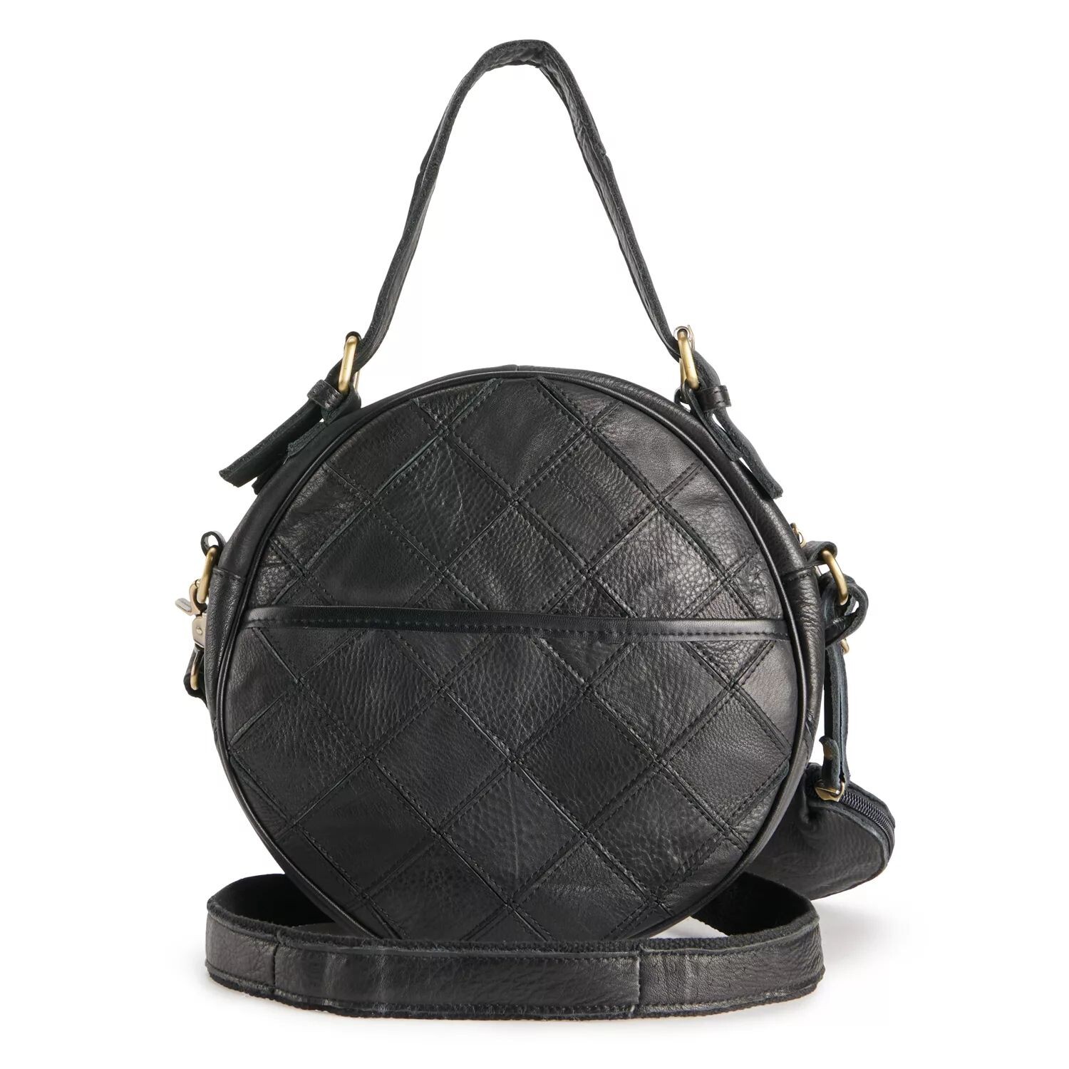 Кожаная сумка через плечо-трансформер AmeriLeather Dream Catcher AmeriLeather, черный/белый 
Кожаная сумка через плечо-трансформер AmeriLeather Dream Catcher AmeriLeather, черный/белый