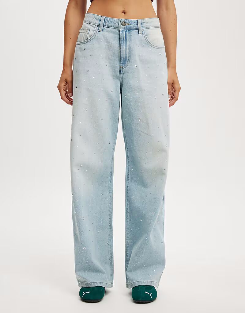 Cotton:On свободные широкие джинсы светло-голубого/пастельного оттенка
Cotton:On свободные широкие джинсы светло-голубого/пастельного оттенка