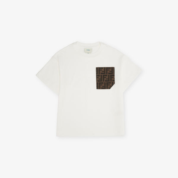 Футболка с карманом Ff-Pocket из хлопкового джерси, возраст 4-12+ лет Fendi, белый
Футболка с карманом Ff-Pocket из хлопкового джерси, возраст 4-12+ лет Fendi, белый