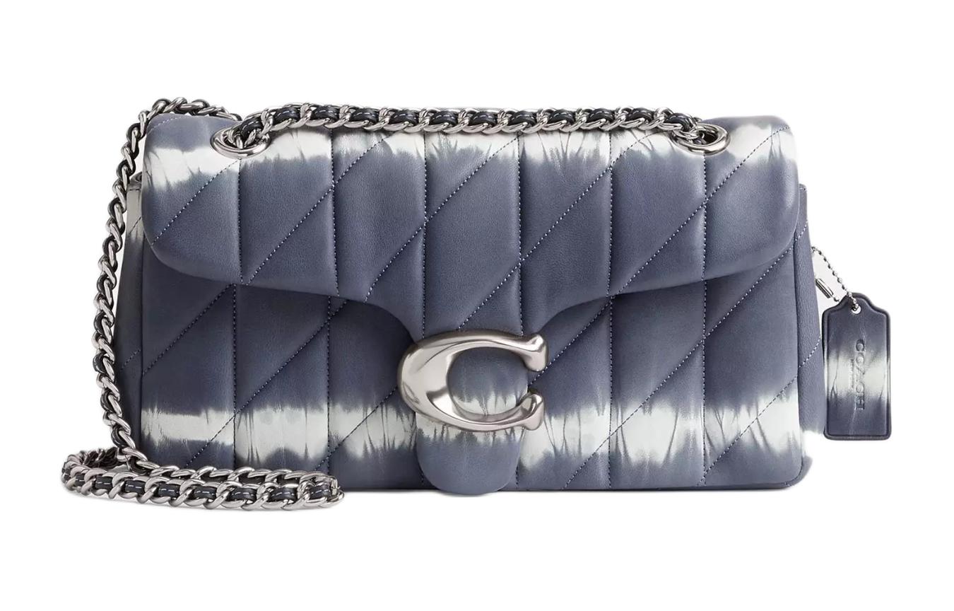 Сумка через плечо Tabby Nappa из кожи среднего размера для женщин серебристый и темно-синий мультиколор COACH
Сумка через плечо Tabby Nappa из кожи среднего размера для женщин серебристый и темно-синий мультиколор COACH