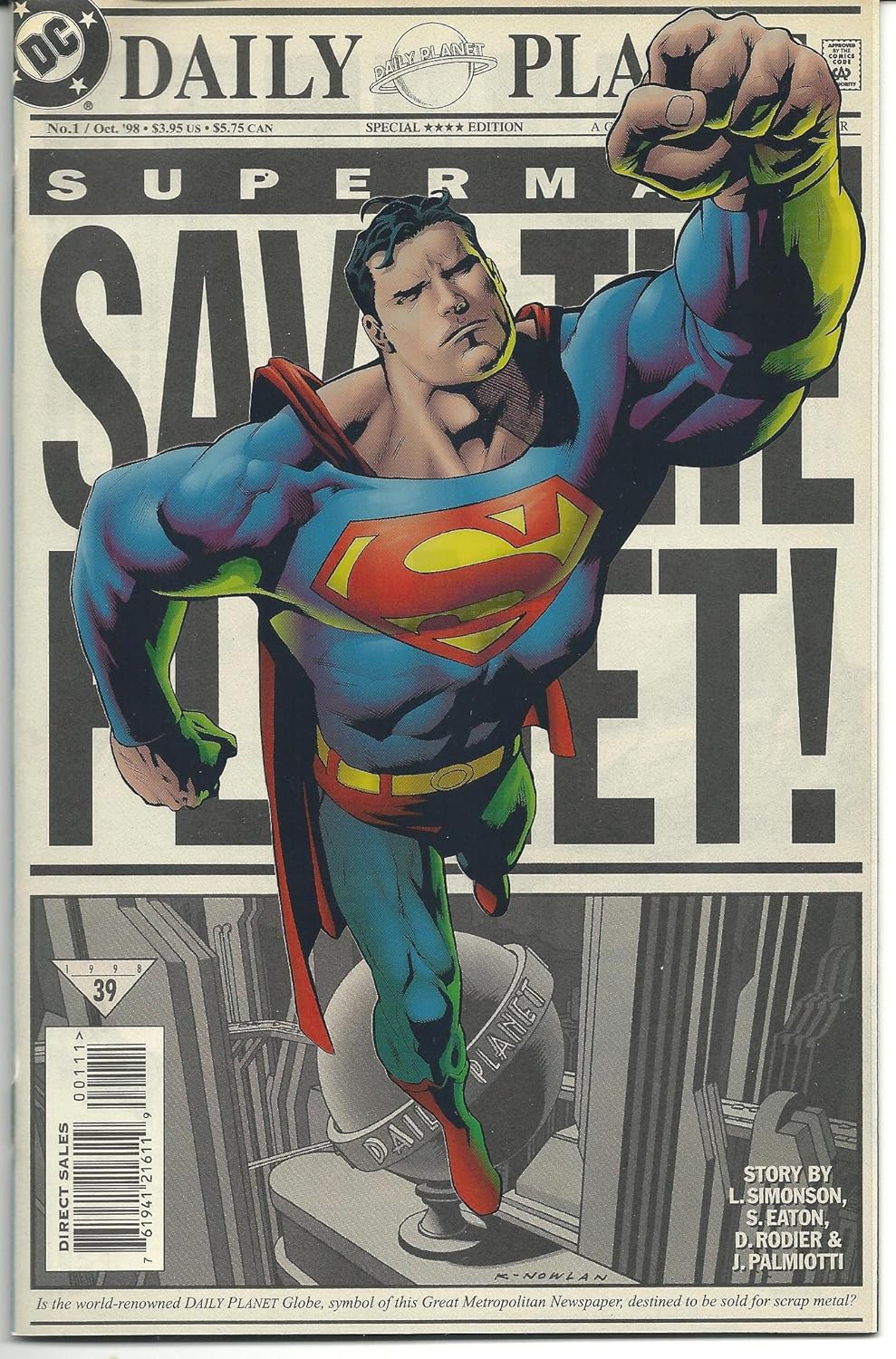Superman Save the Planet #1 (DC Comic)
Superman Save the Planet #1 (DC Comic)