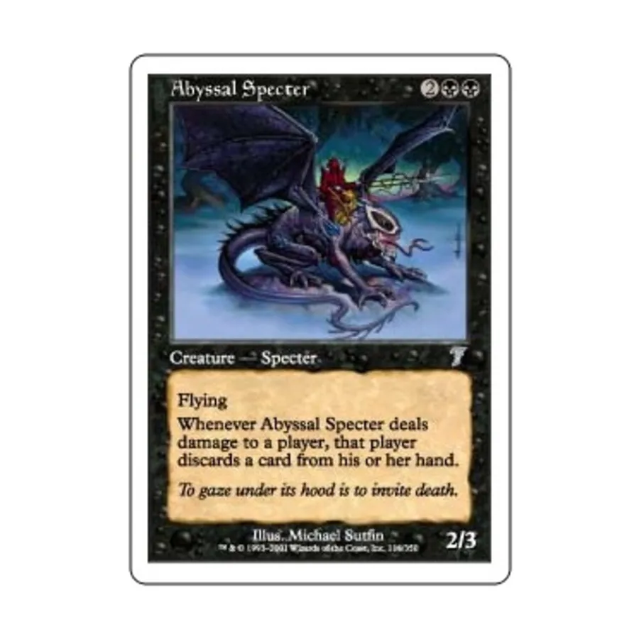 CCG Бездонный призрак (U), MTG - 7th Edition
CCG Бездонный призрак (U), MTG - 7th Edition