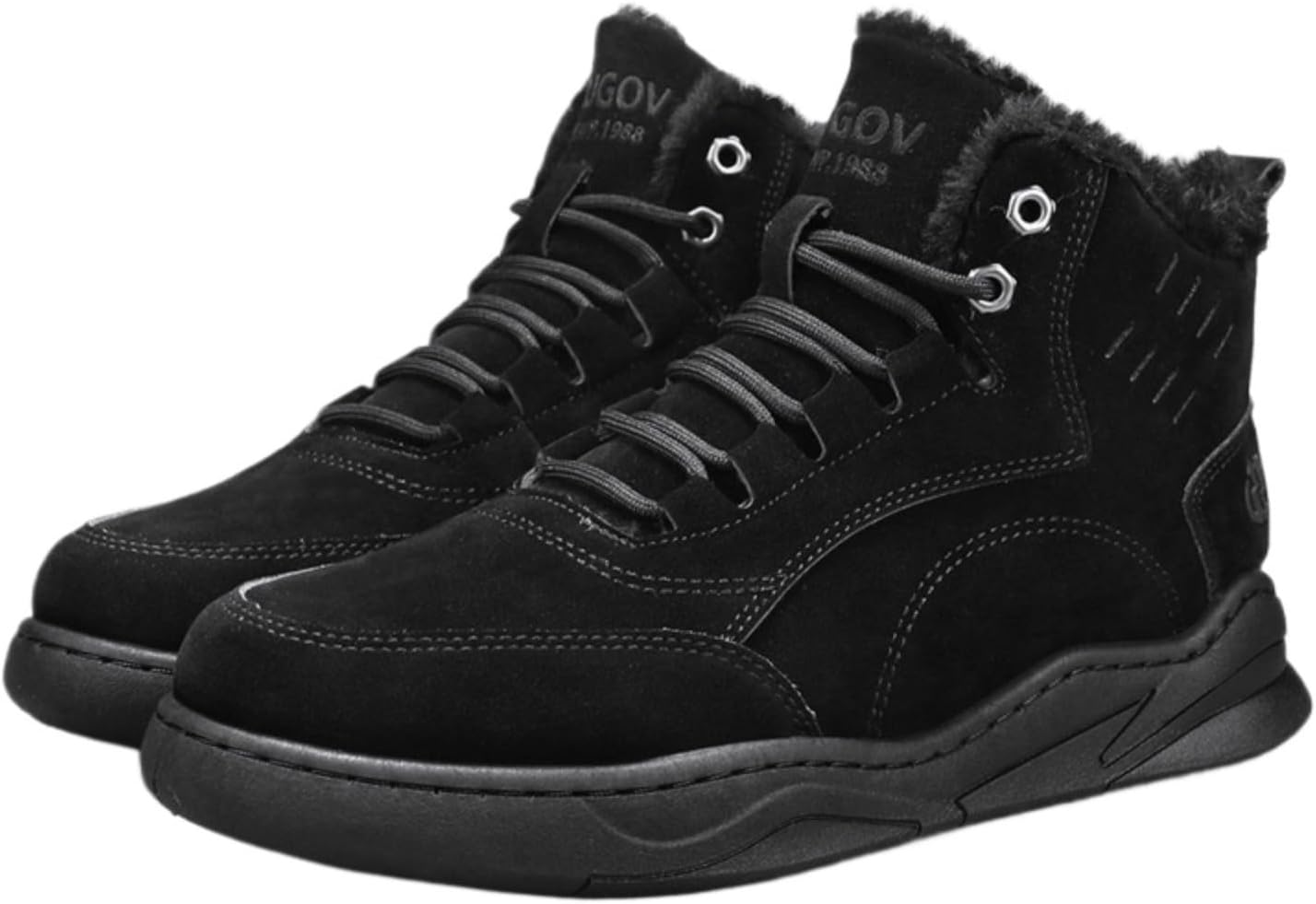 Мужские ботинки Azttoztto с высокой шнуровкой, утепленной плюшем, зимние водонепроницаемые замшевые ботинки для холодной погоды на улице, теплые ботинки с толстой подошвой, черный
Мужские ботинки Azttoztto с высокой шнуровкой, утепленной плюшем, зимние водонепроницаемые замшевые ботинки для холодной погоды на улице, теплые ботинки с толстой подошвой, черный