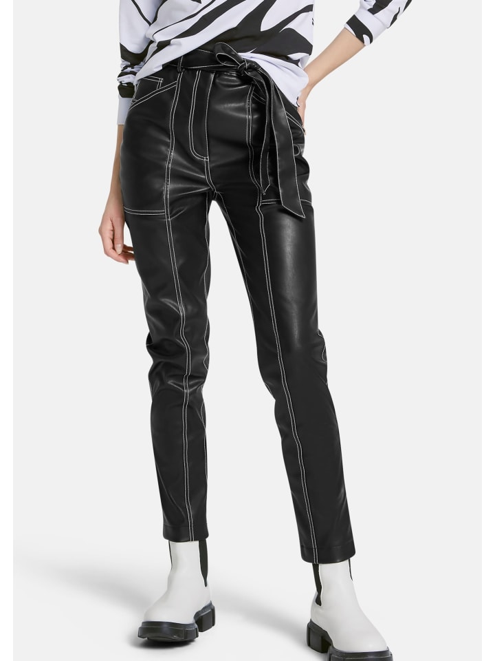 MADELEINE Черные брюки из искусственной кожи
MADELEINE Черные брюки из искусственной кожи