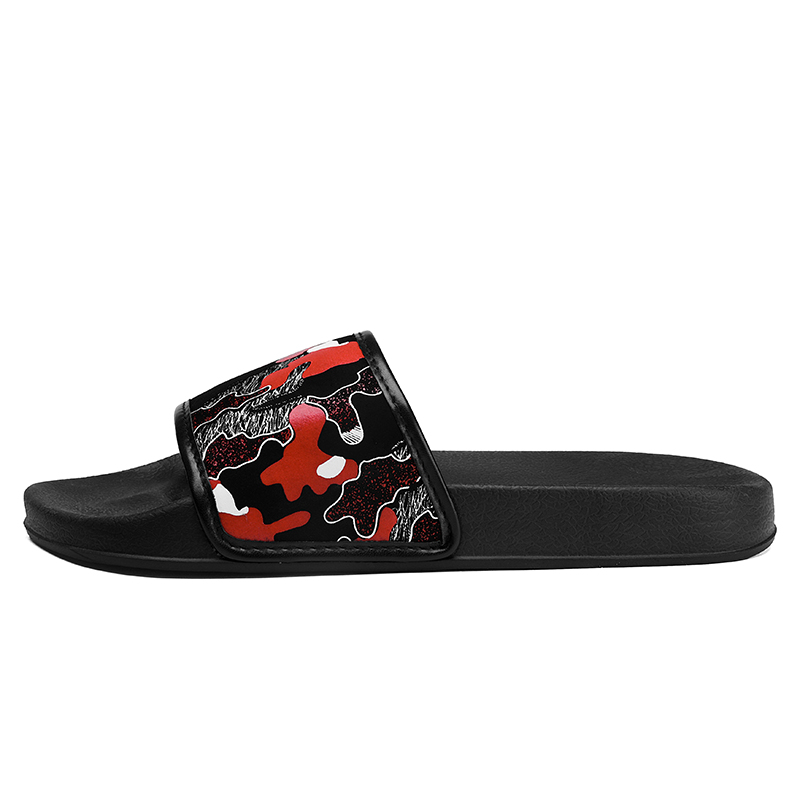 LONGYING Тапочки-слайды мужские, черно-красные
LONGYING Тапочки-слайды мужские, черно-красные