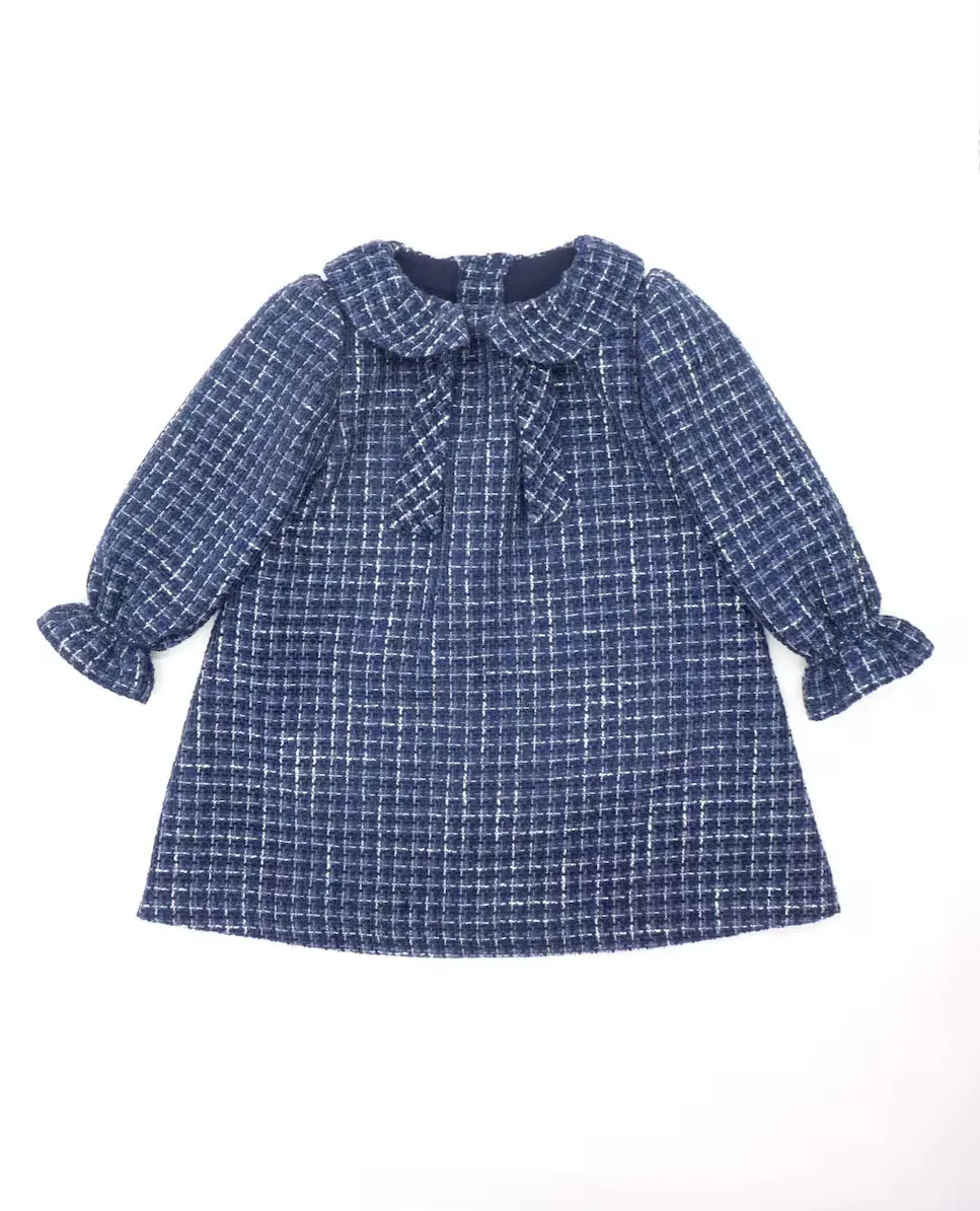 Платье для девочки из голубого твида Fina Ejerique, темно-синий
Платье для девочки из голубого твида Fina Ejerique, темно-синий