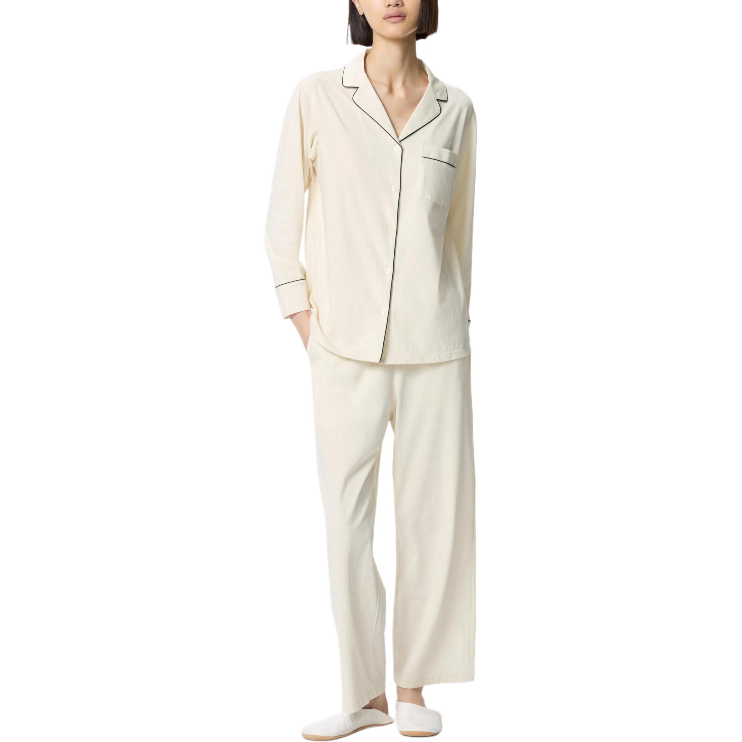UNIQLO AIRism Pajama Set Women's Ivory
UNIQLO AIRism Pajama Set Women's Ivory