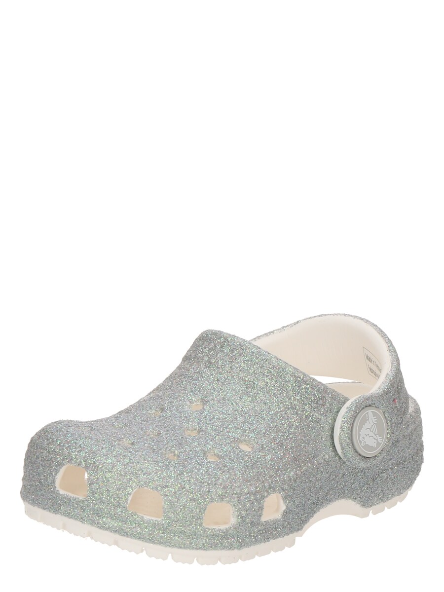 Сандалии Crocs Classic Iridescent, серебряный
Сандалии Crocs Classic Iridescent, серебряный