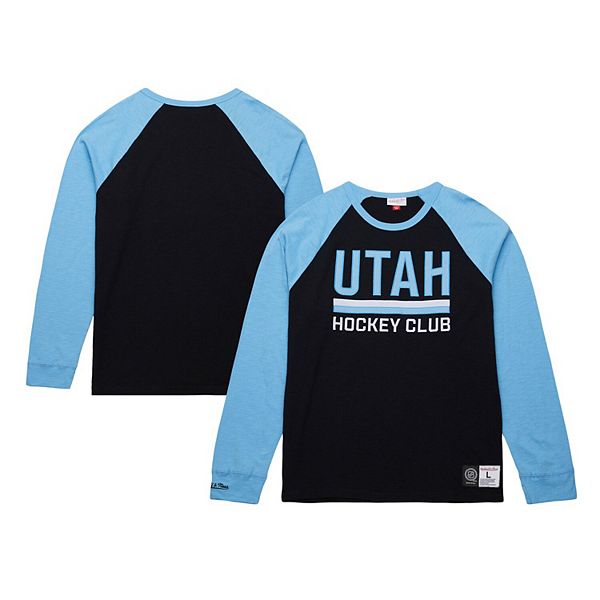 Мужская черная/голубая футболка raglan long sleeve utah hockey club legendary slub Mitchell & Ness
Мужская черная/голубая футболка raglan long sleeve utah hockey club legendary slub Mitchell & Ness