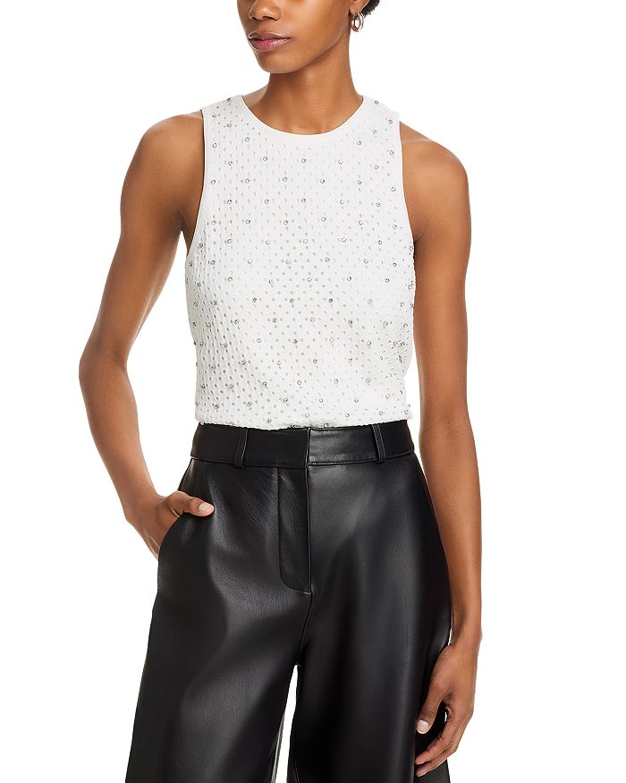 Топ с пайетками - Exclusive AQUA, белый 
Топ с пайетками - Exclusive AQUA, белый