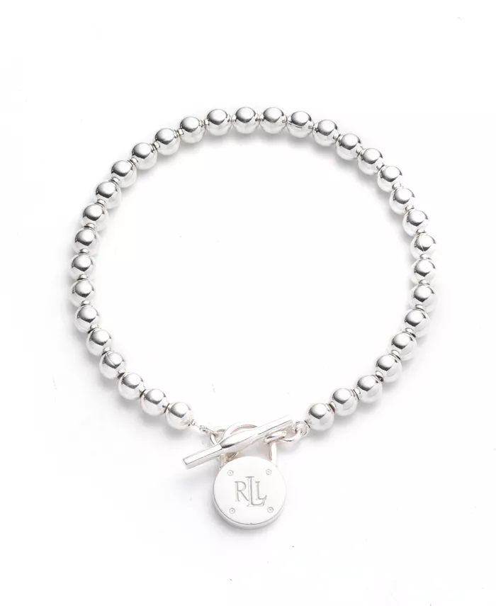 Браслет с полированными бусинами и застёжкой-тогл из стерлингового серебра Ralph Lauren
Браслет с полированными бусинами и застёжкой-тогл из стерлингового серебра Ralph Lauren