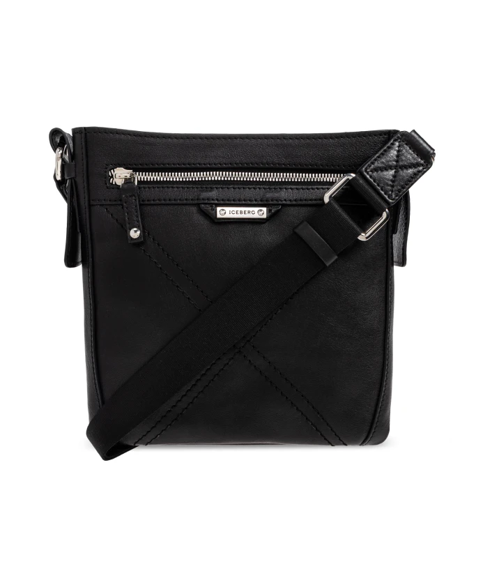 Кожаная сумка через плечо Iceberg, черный
Кожаная сумка через плечо Iceberg, черный
