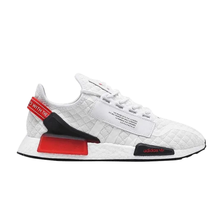 Кроссовки adidas NMD_R1 V2 'Quilted - White Solar Red', белый
Кроссовки adidas NMD_R1 V2 'Quilted - White Solar Red', белый