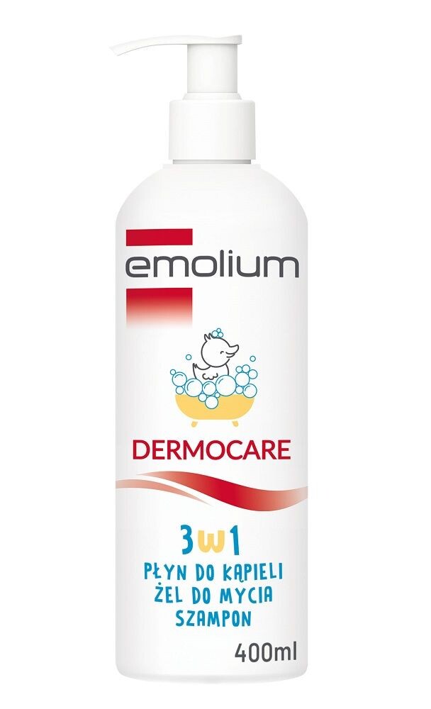 Emolium Dermocare 3w1 гель для мытья тела и волос, 400 ml
Emolium Dermocare 3w1 гель для мытья тела и волос, 400 ml